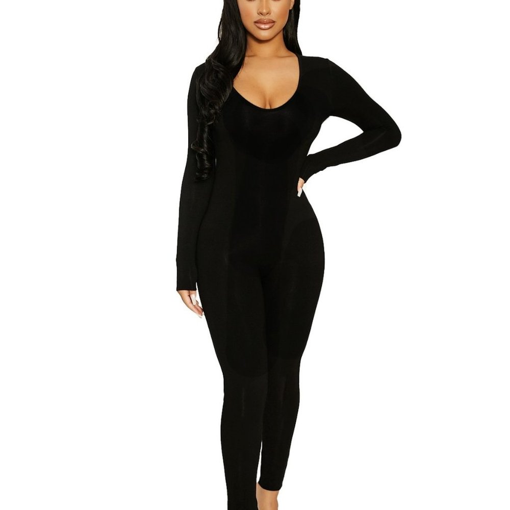 THE NW DEEP V JUMPSUIT